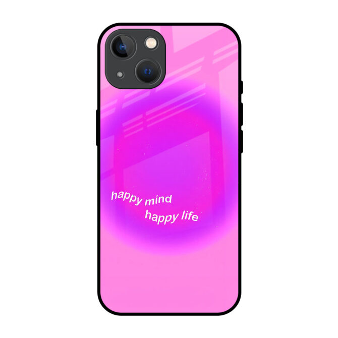 Happy Life Metal Case for iPhone 13 Mini