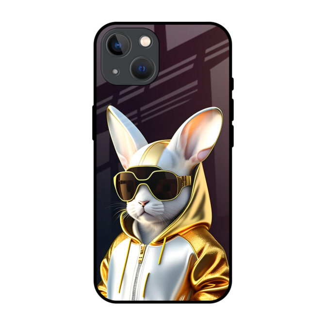 Classy Cat Metal Case for iPhone 13 Mini