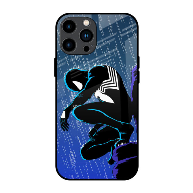 Spider In Dark Metal Case for iPhone 13 Pro