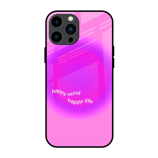 Happy Life Metal Case for iPhone 13 Pro