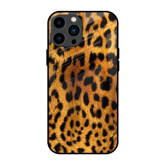 ML26 Leapord Fur Metal Case for iPhone 13 Pro