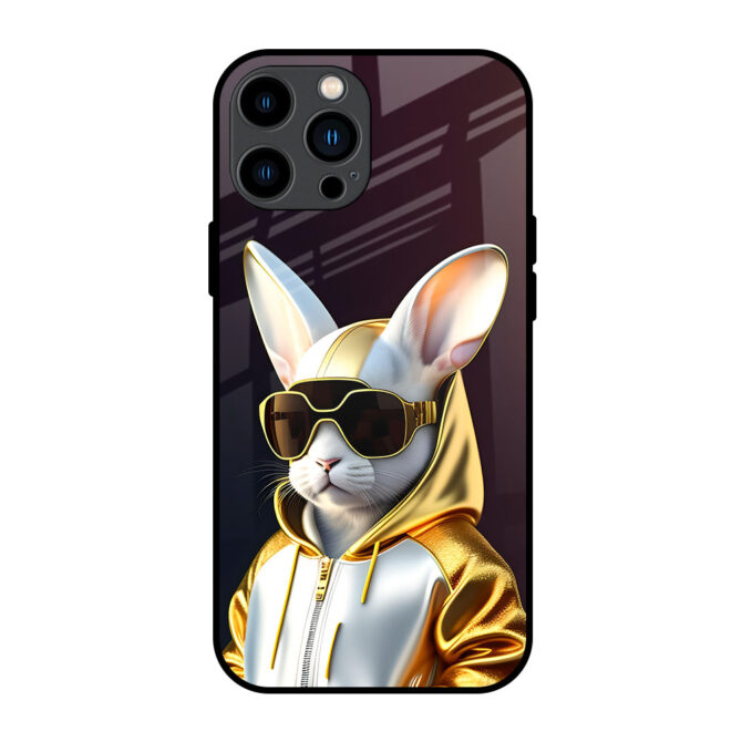 Classy Cat Metal Case for iPhone 13 Pro