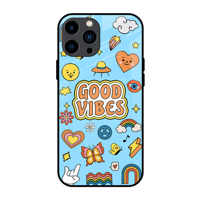 Good Vibes Metal Case for iPhone 13 Pro