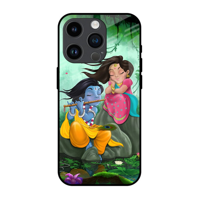 Krishna Radha Metal Case for iPhone 14 Pro