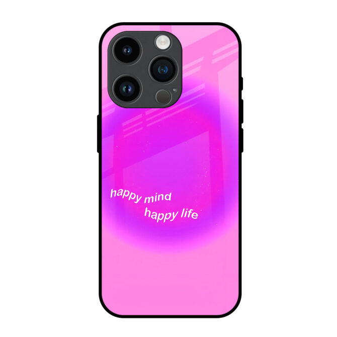 Happy Life Metal Case for iPhone 14 Pro