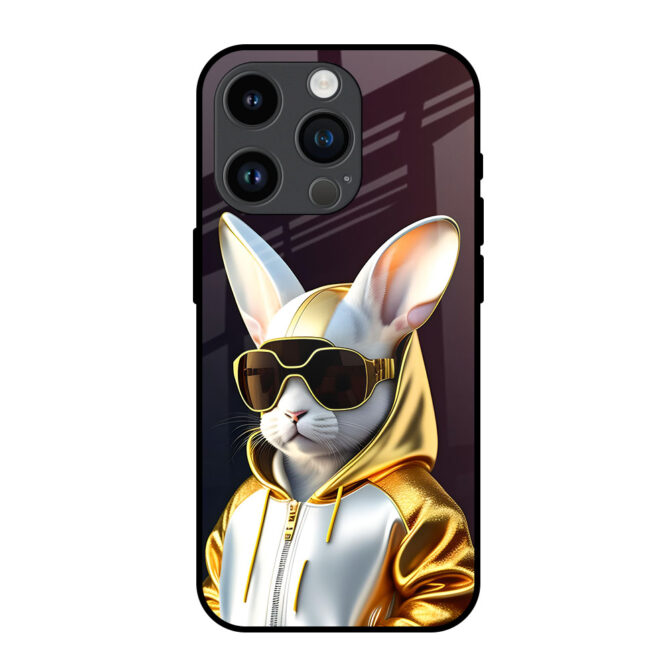 Classy Cat Metal Case for iPhone 14 Pro