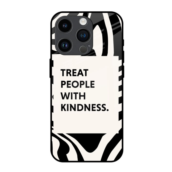 Kindness Thought Metal Case for iPhone 14 Pro