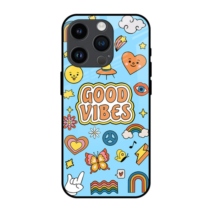 Good Vibes Metal Case for iPhone 14 Pro