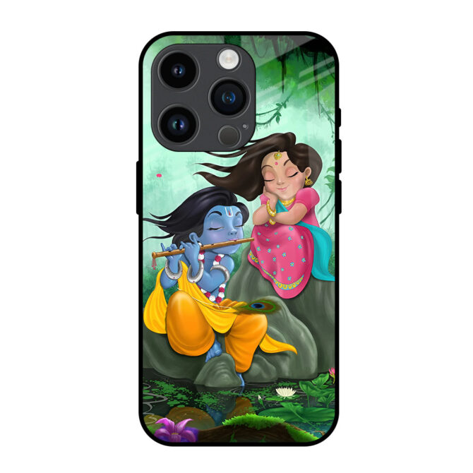 Krishna Radha Metal Case for iPhone 14 Pro Max