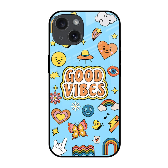 Good Vibes Metal Case for iPhone 15