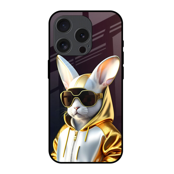 Classy Cat Metal Case for iPhone 15 Pro