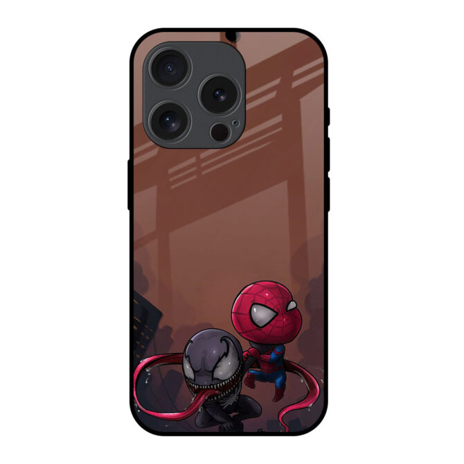 Venom Spider Metal Case for iPhone 15 Pro