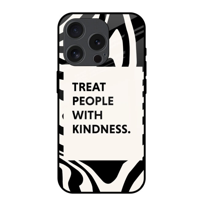 Kindness Thought Metal Case for iPhone 15 Pro