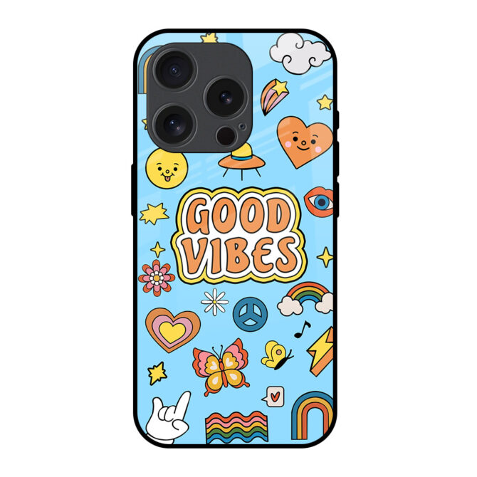 Good Vibes Metal Case for iPhone 15 Pro