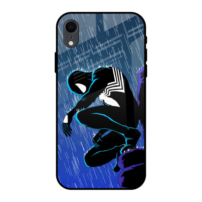 Spider In Dark Metal Case for iPhone XR