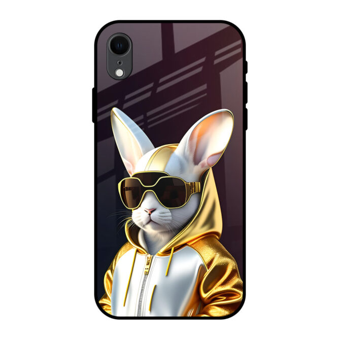 Classy Cat Metal Case for iPhone XR