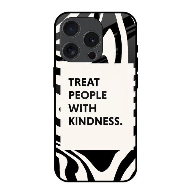 Kindness Thought Metal Case for iPhone 15 Pro Max