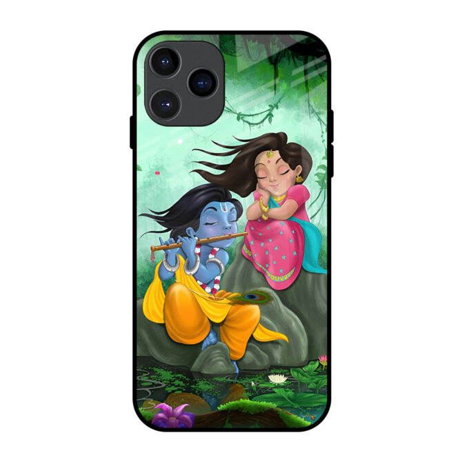 Krishna Radha Metal Case for iPhone 11 Pro