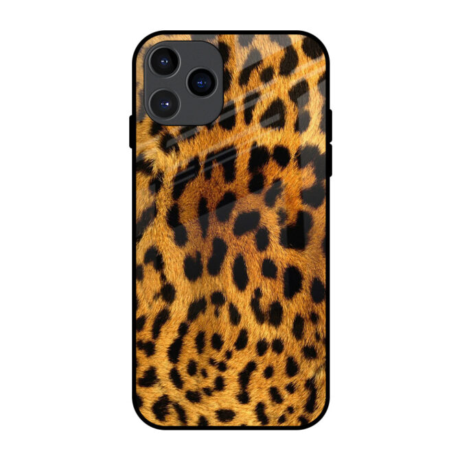 ML26 Leapord Fur Metal Case for iPhone 11 Pro Max