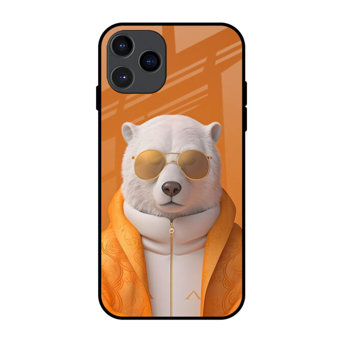 Meditating  Bear Metal Case for iPhone 11 Pro Max