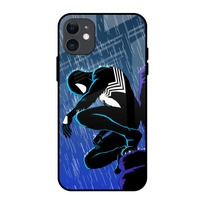 Spider In Dark Metal Case for iPhone 11