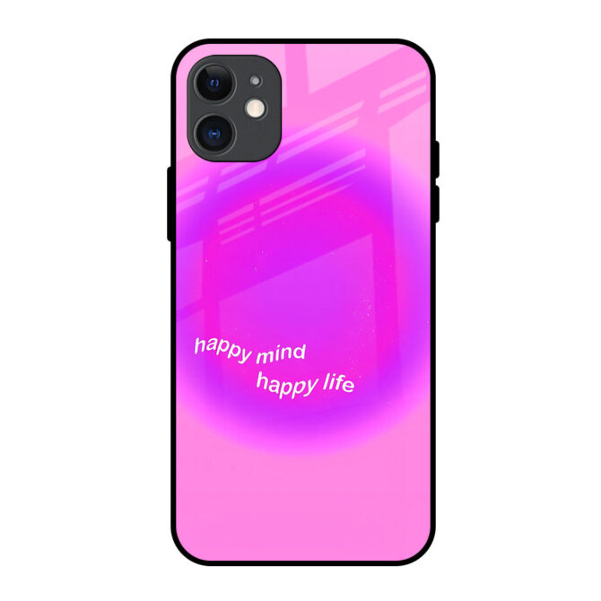 Happy Life Metal Case for iPhone 11