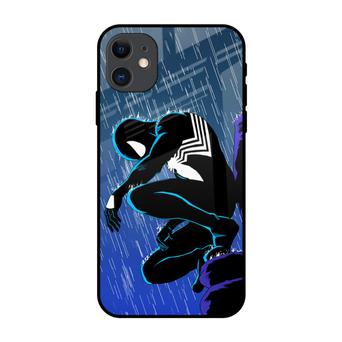 Spider In Dark Metal Case for iPhone 12