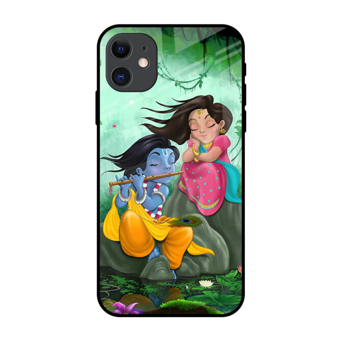 Krishna Radha Metal Case for iPhone 12