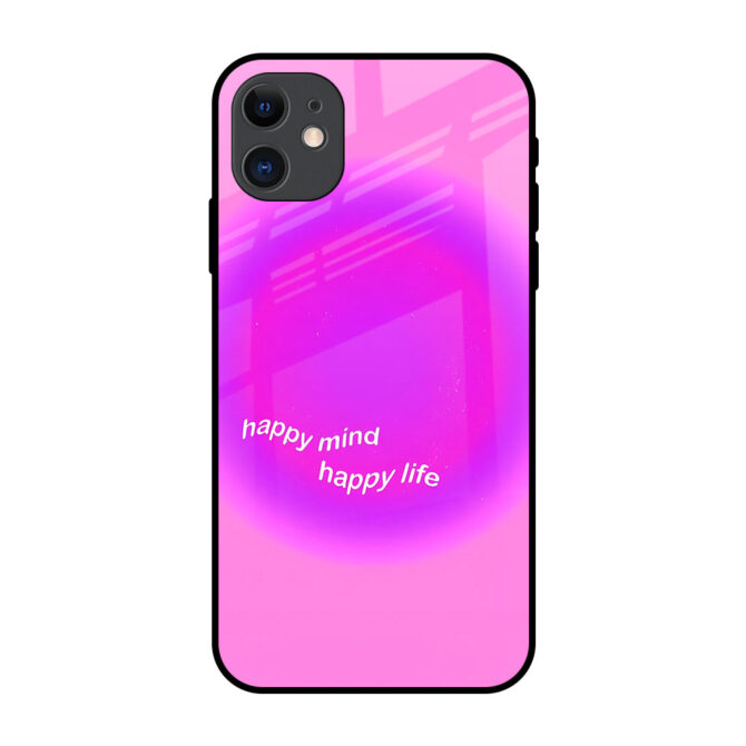 Happy Life Metal Case for iPhone 12