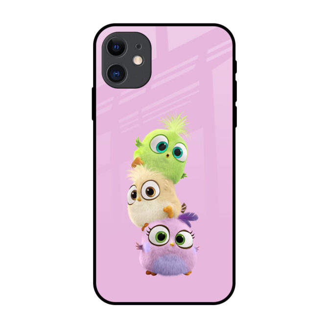 Three Cute Birds Metal Case for iPhone 12