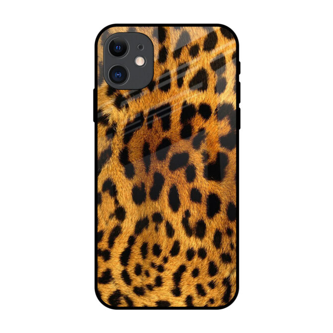 ML26 Leapord Fur Metal Case for iPhone 12