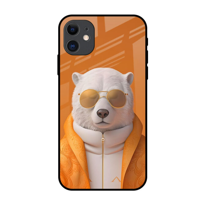 Meditating  Bear Metal Case for iPhone 12