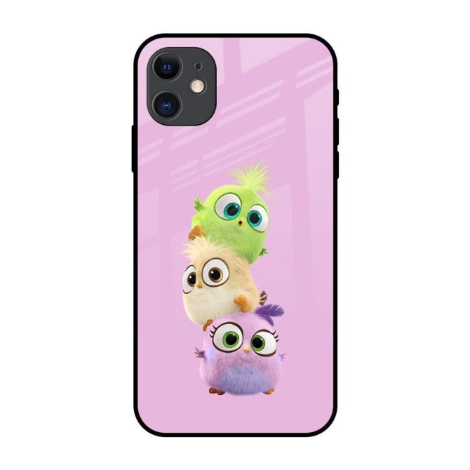 Three Cute Birds Metal Case for iPhone 12 mini