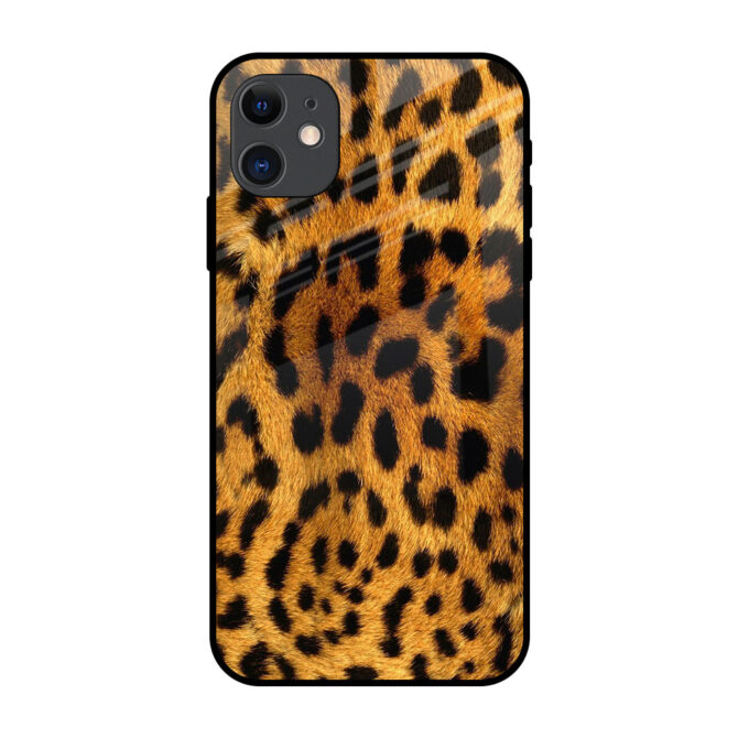 ML26 Leapord Fur Metal Case for iPhone 12 mini