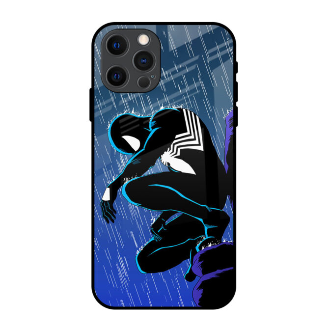 Spider In Dark Metal Case for iPhone 12 Pro