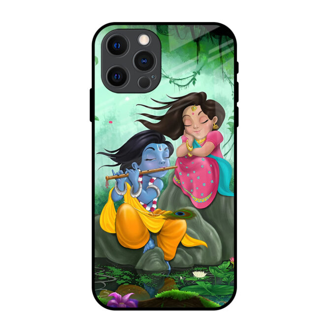 Krishna Radha Metal Case for iPhone 12 Pro