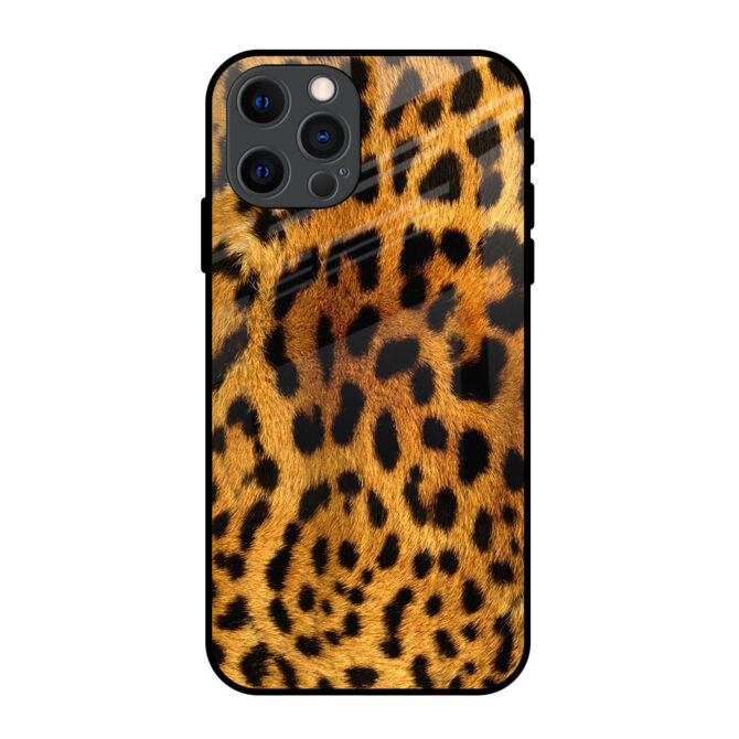 ML26 Leapord Fur Metal Case for iPhone 12 Pro