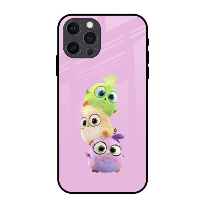 Three Cute Birds Metal Case for iPhone 12 Pro Max